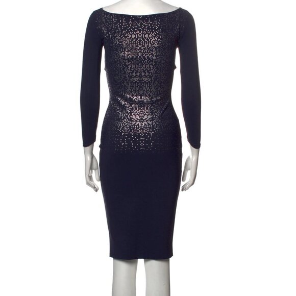 Sz38 La Petite Robe di Chiara Boni Bateau Neckline Knee-Length Dress Sz 2- XS - Picture 6 of 14